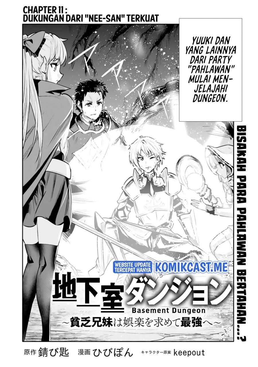 chikashitsu-dungeon-binbou-kyoudai-wa-goraku-wo-motomete-saikyou-e - Chapter: 11