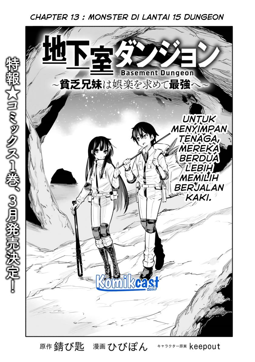 chikashitsu-dungeon-binbou-kyoudai-wa-goraku-wo-motomete-saikyou-e - Chapter: 13