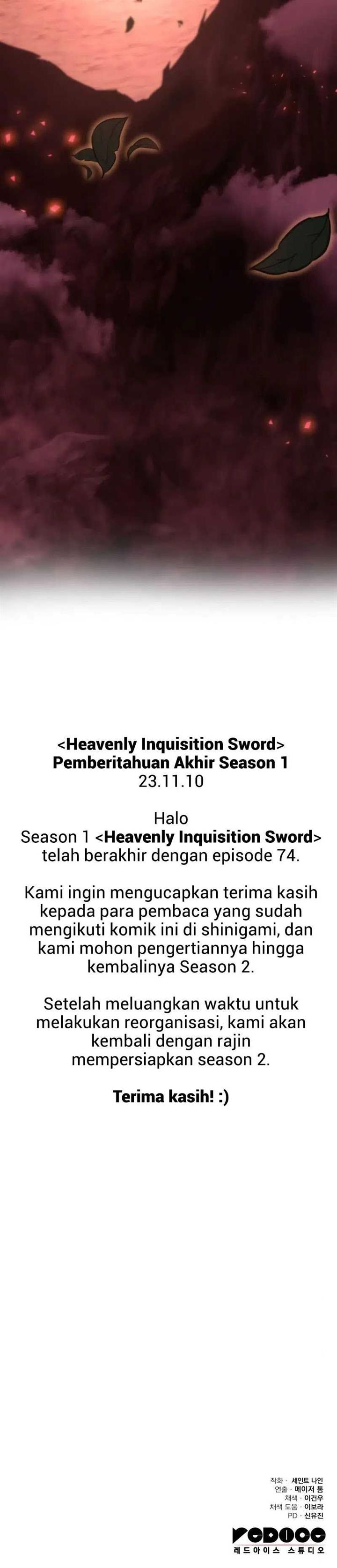 heavenly-inquisition-sword - Chapter: 74