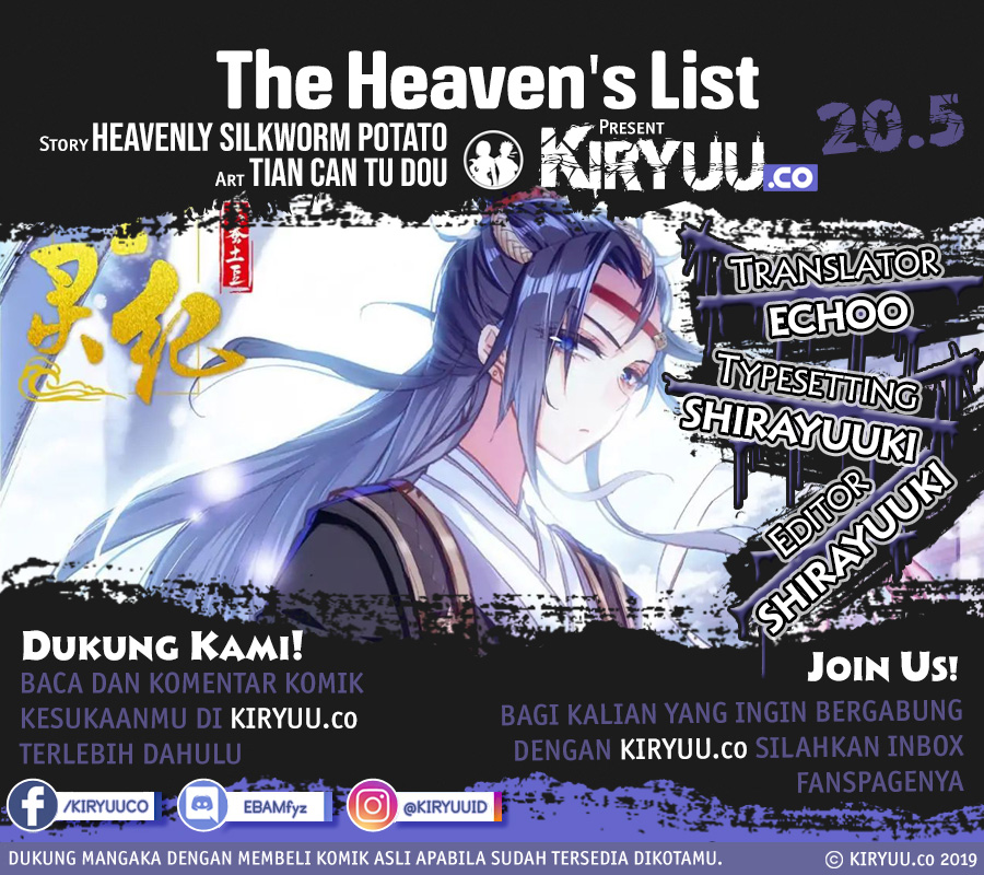 the-heavens-list - Chapter: 20.5