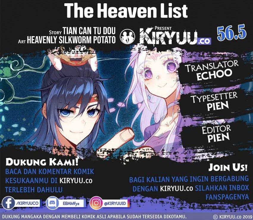 the-heavens-list - Chapter: 56.5