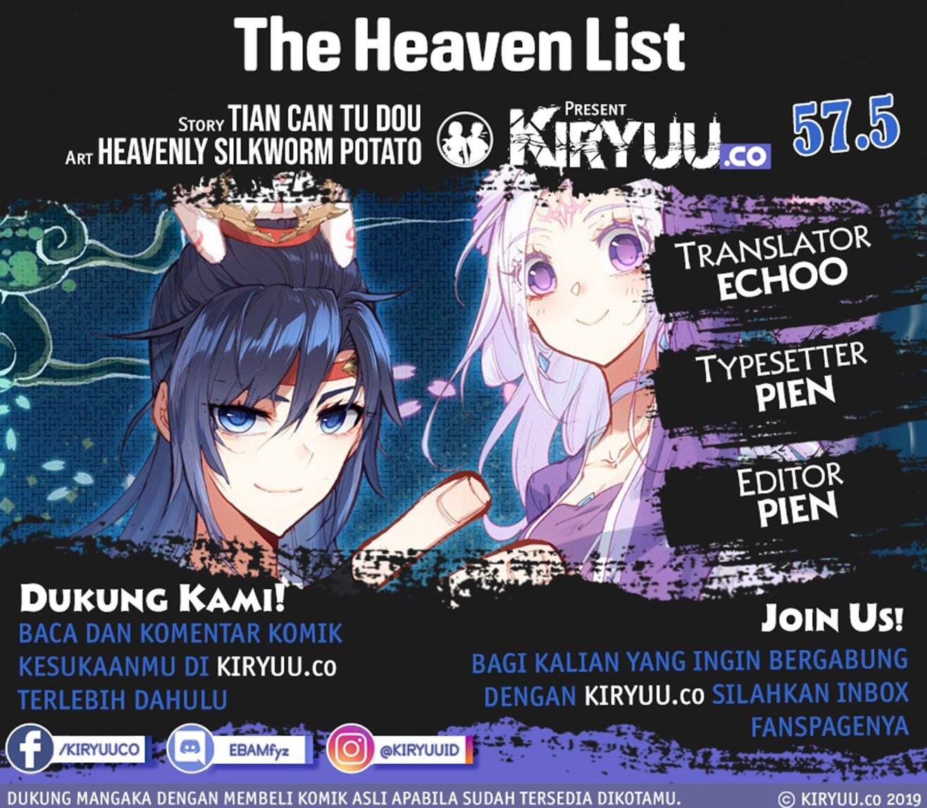 the-heavens-list - Chapter: 57.5