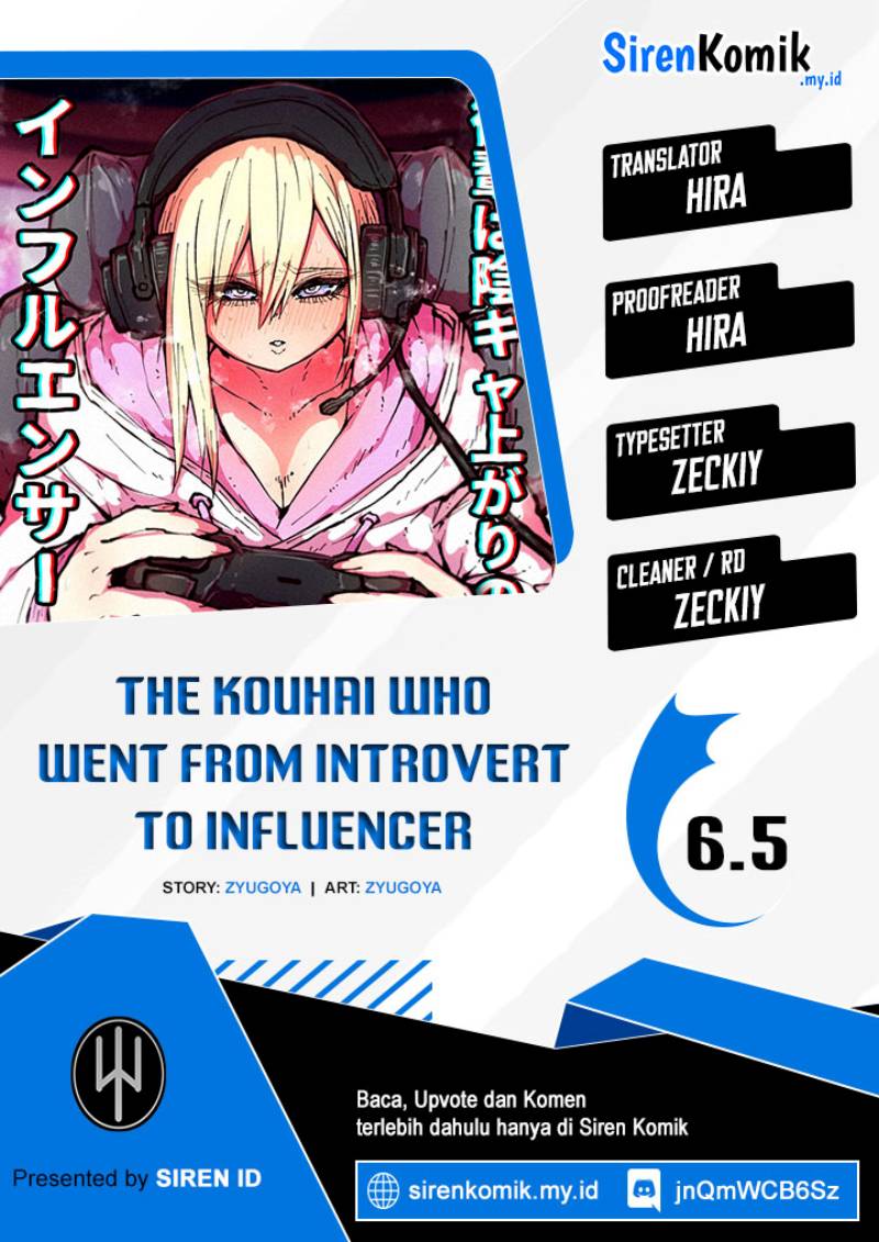 kouhai-wa-inkya-agari-no-infuruensaa - Chapter: 6.5