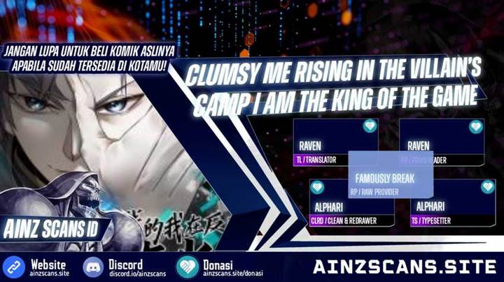 clumsy-me-rising-in-the-villains-camp-i-am-the-king-of-the-game - Chapter: 6