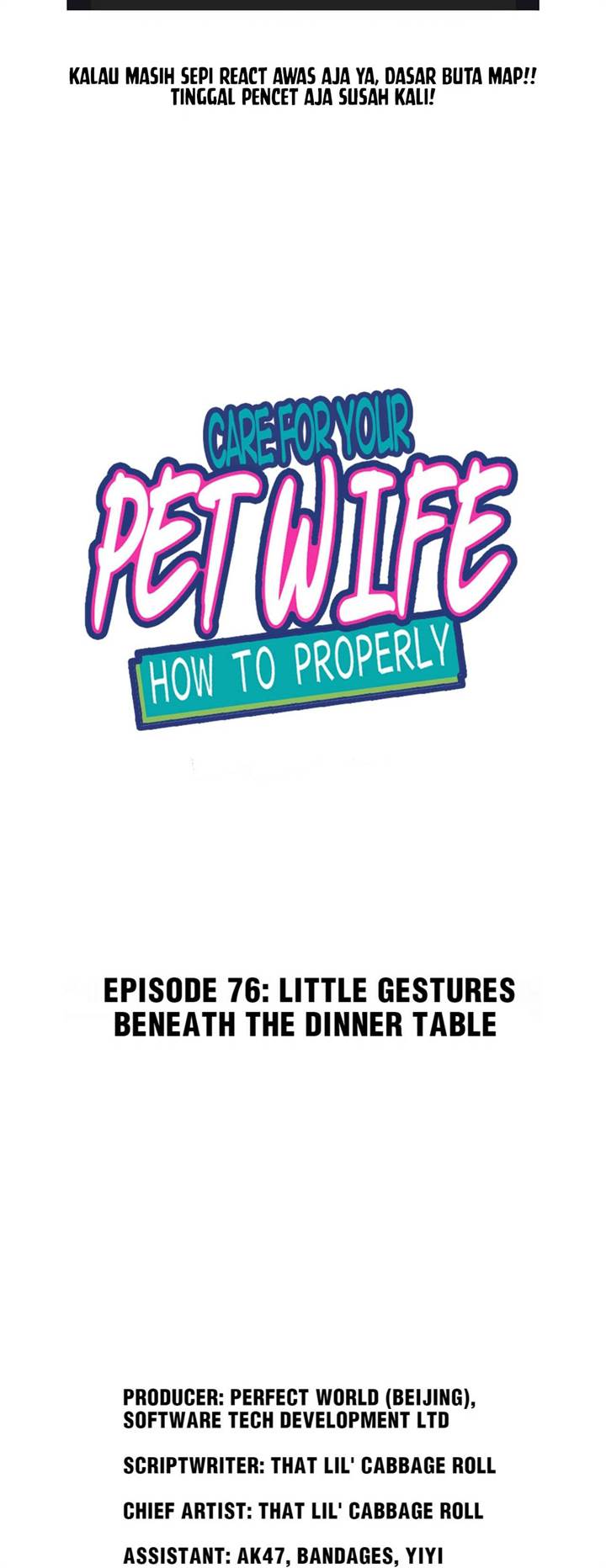 how-to-properly-care-for-your-pet-wife - Chapter: 76