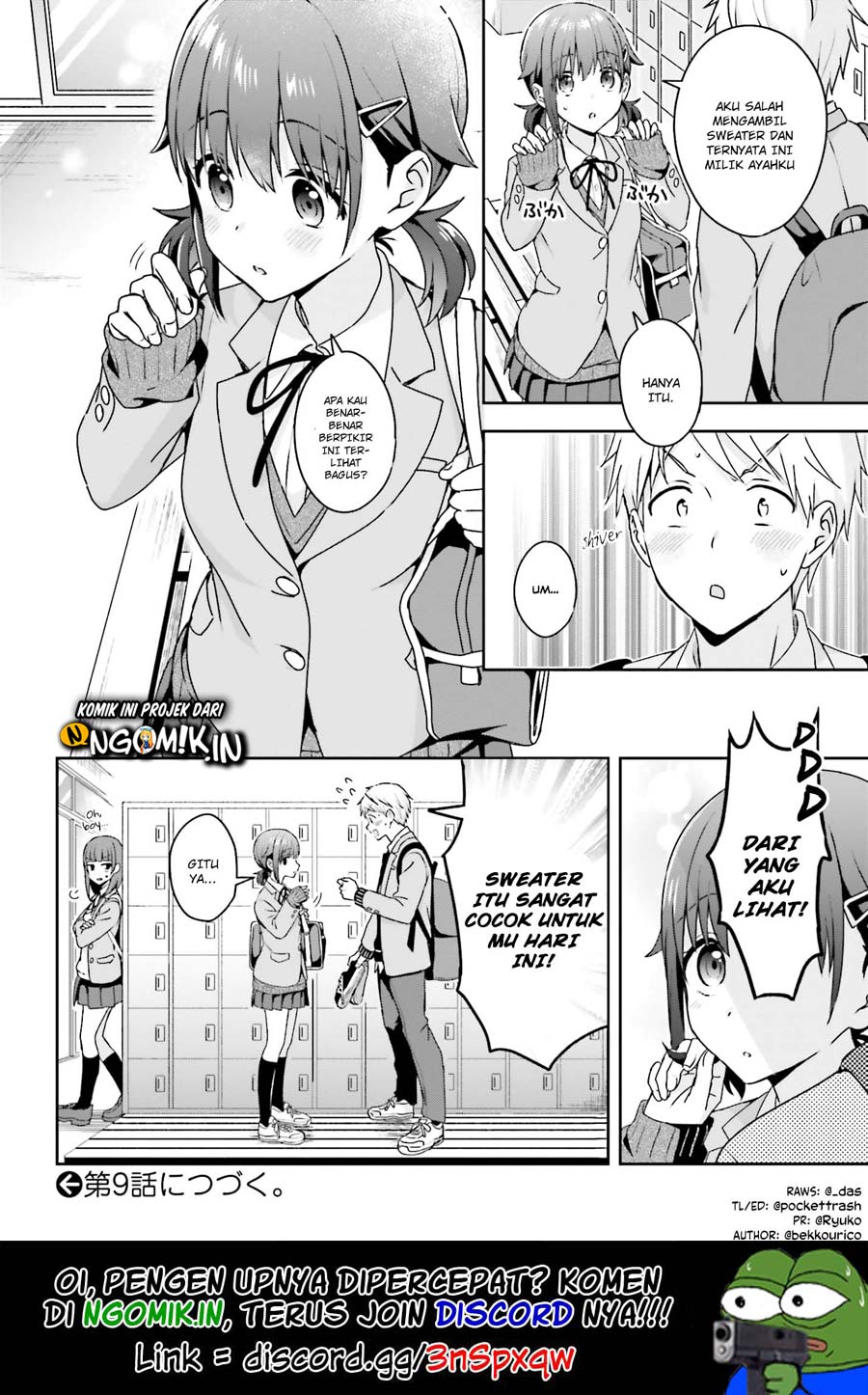 koe-no-chiisai-komori-san-to-kuso-deka-oogoe-no-oobayashi-kun - Chapter: 8