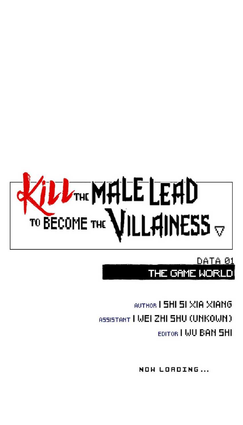 kill-the-male-lead-to-become-the-villainess - Chapter: 1