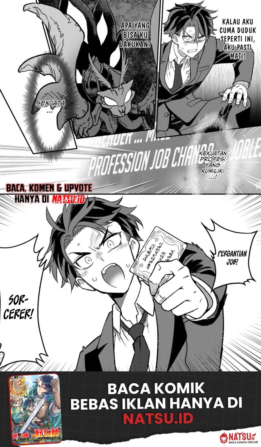 sekai-de-yuuitsu-no-tenshokushi-job-hopper-na-ore-wa-isekai-de-subete-no-job-o-kiwameru-koto-ni-shita - Chapter: 1