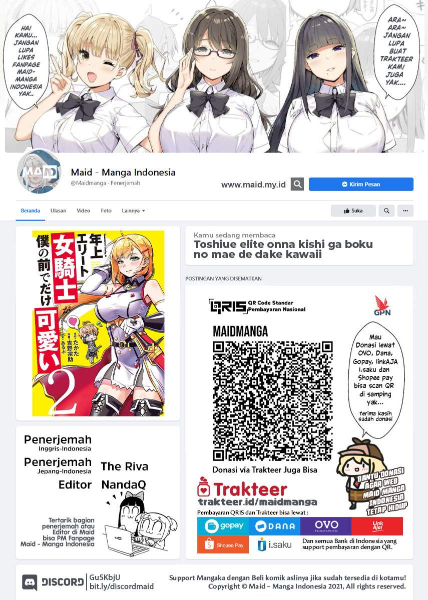 toshiue-elite-onna-kishi-ga-boku-no-mae-de-dake-kawaii - Chapter: 11.1