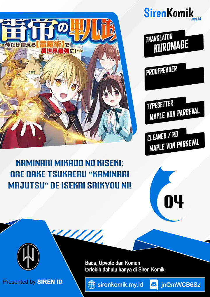 kaminari-mikado-no-kiseki-ore-dake-tsukaeru-kaminari-majutsu-de-isekai-saikyou-ni - Chapter: 4