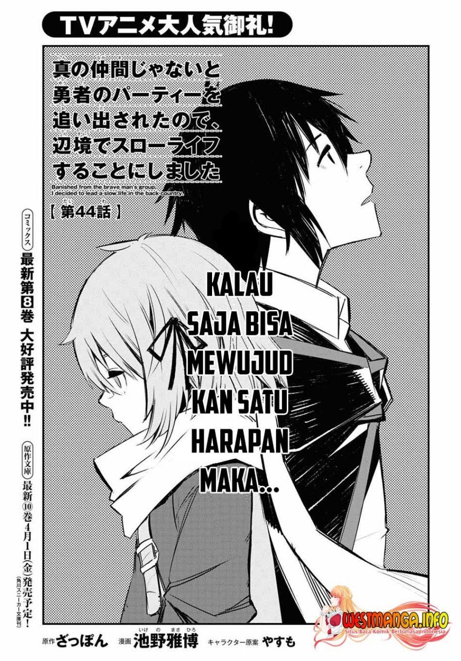 shin-no-nakama-janai-to-yuusha-no-party-wo-oidasareta-node-henkyou-de-slow-life-suru-koto-ni-shimashita - Chapter: 44