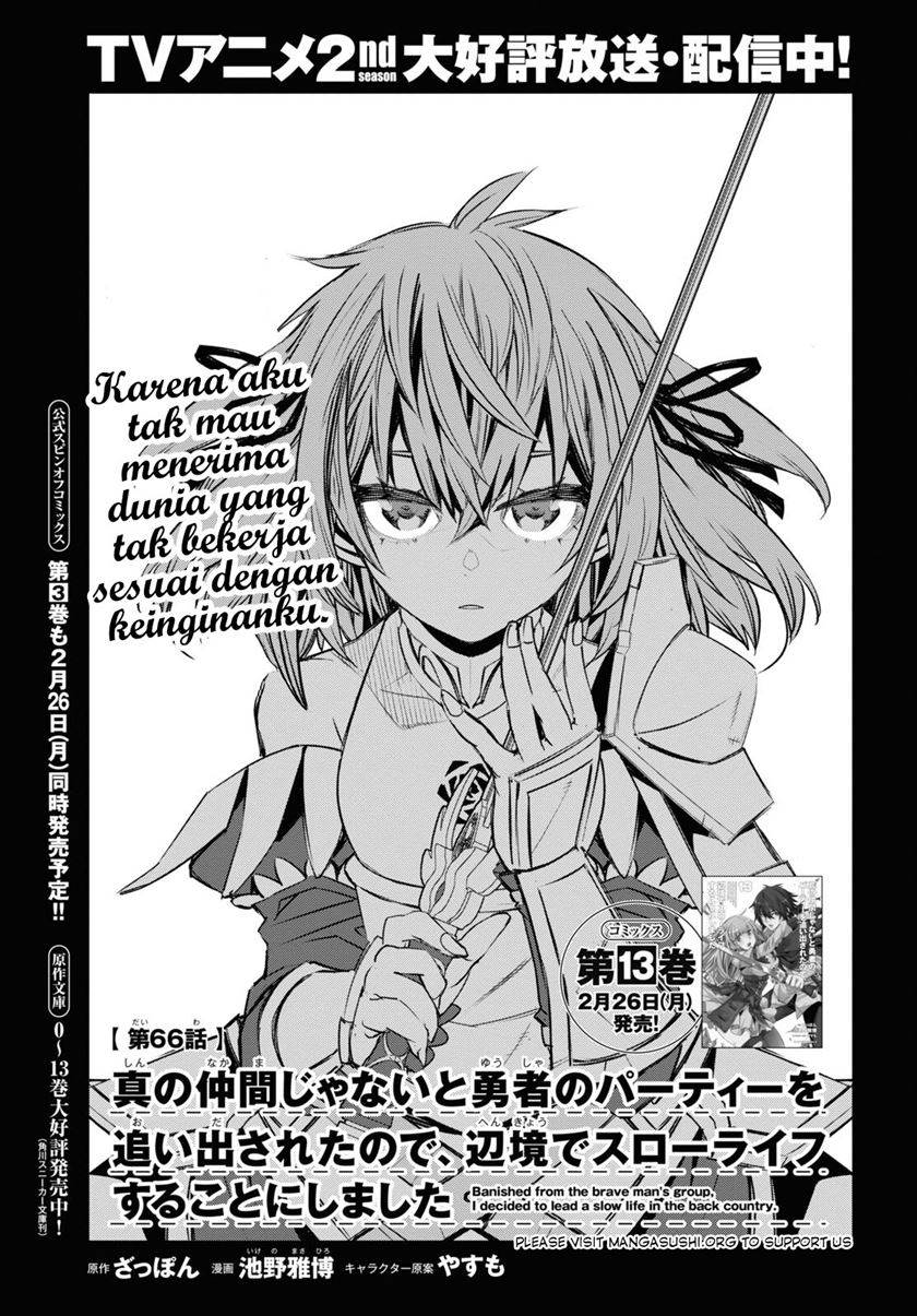 shin-no-nakama-janai-to-yuusha-no-party-wo-oidasareta-node-henkyou-de-slow-life-suru-koto-ni-shimashita - Chapter: 66