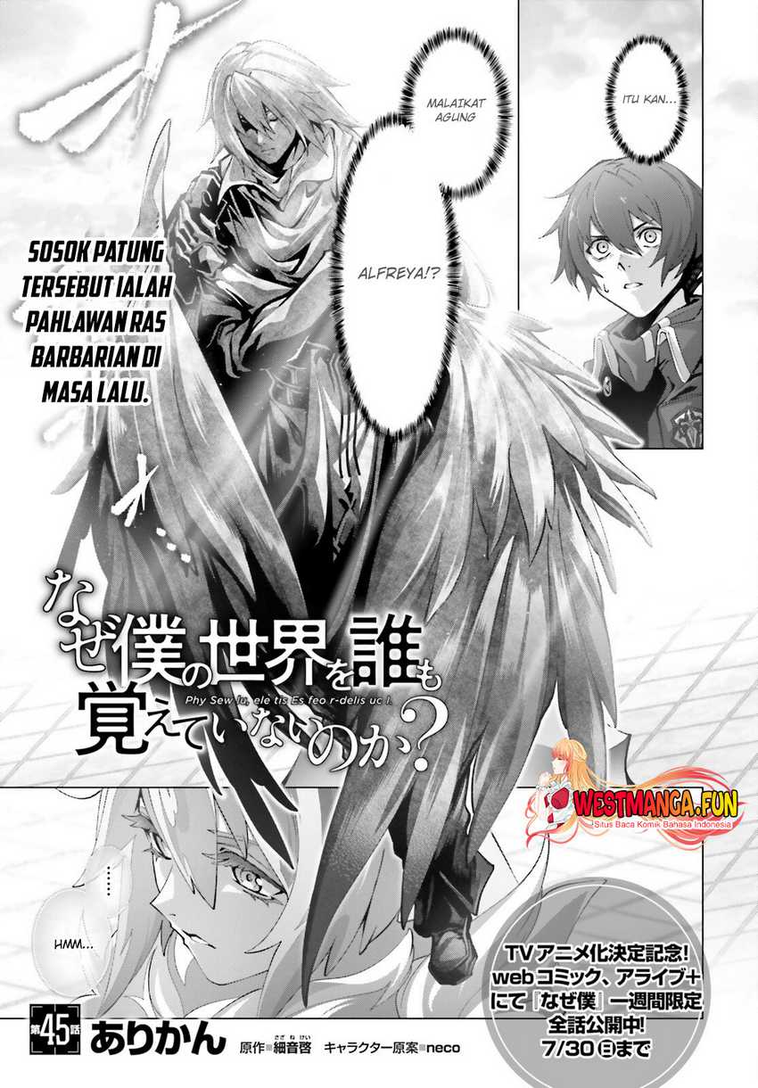 naze-boku-no-sekai-wo-daremo-oboeteinai-no-ka - Chapter: 45