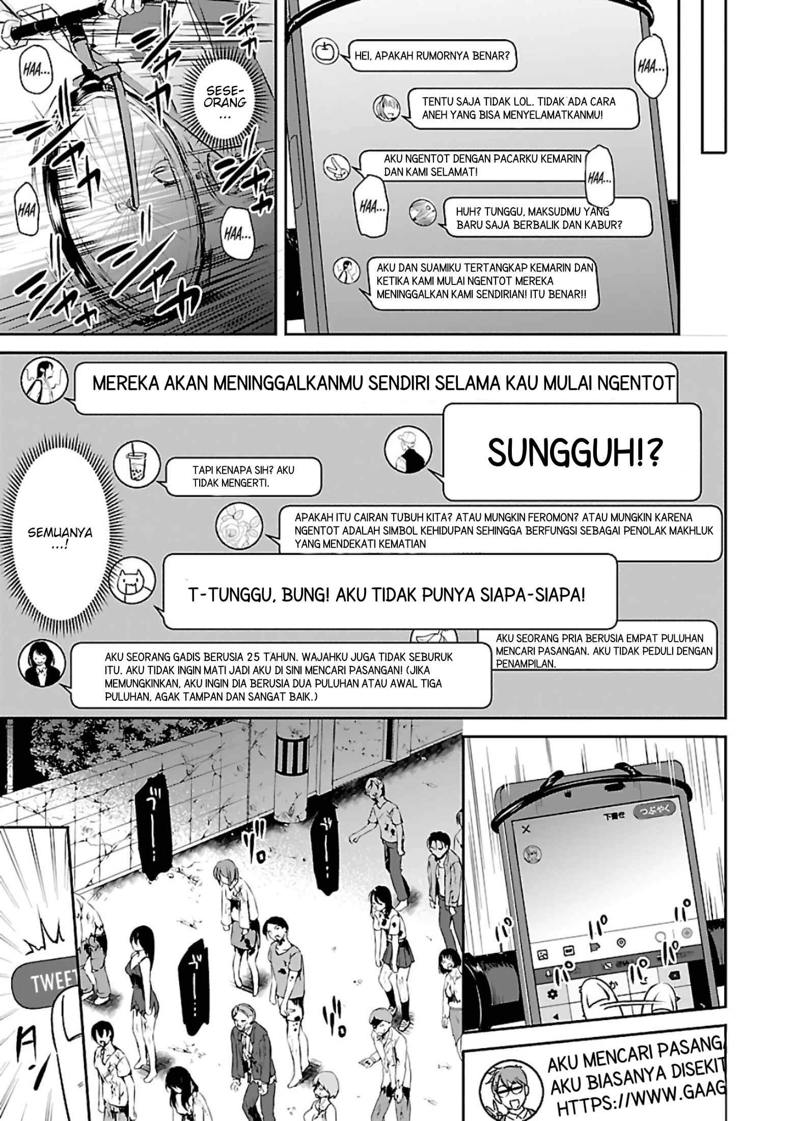 zombie-darake-no-kono-sekai-de-wa-sex-shinai-to-ikinokorenai - Chapter: 1