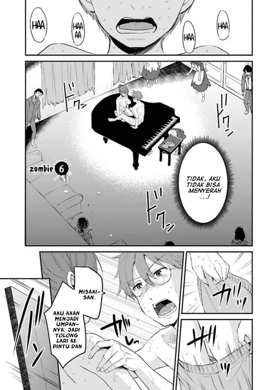 zombie-darake-no-kono-sekai-de-wa-sex-shinai-to-ikinokorenai - Chapter: 6