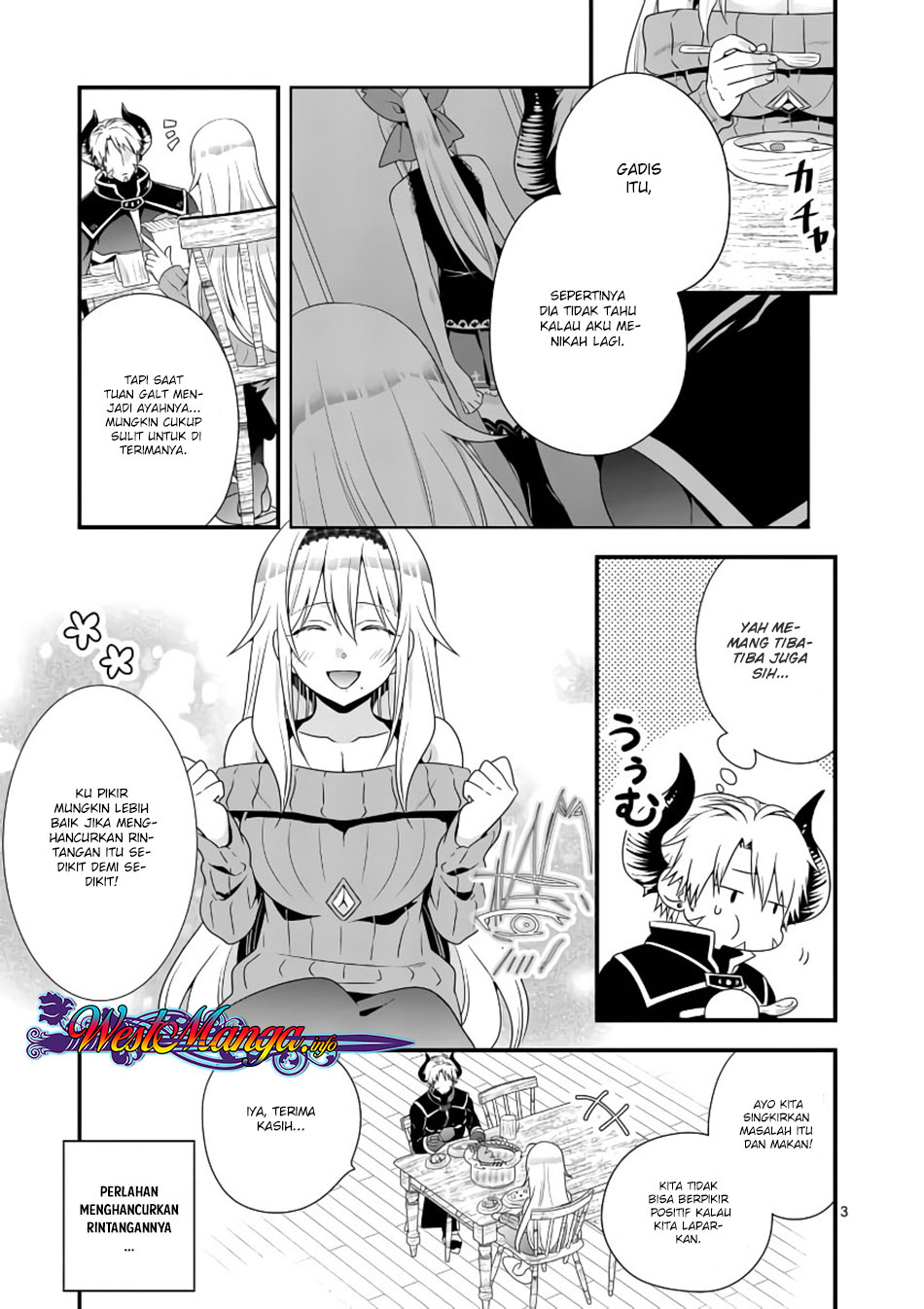 maou-desu-onna-yuusha-no-hahaoya-to-saikon-shita-no-de-onna-yuusha-ga-giri-no-musume-ni-narimashita - Chapter: 3