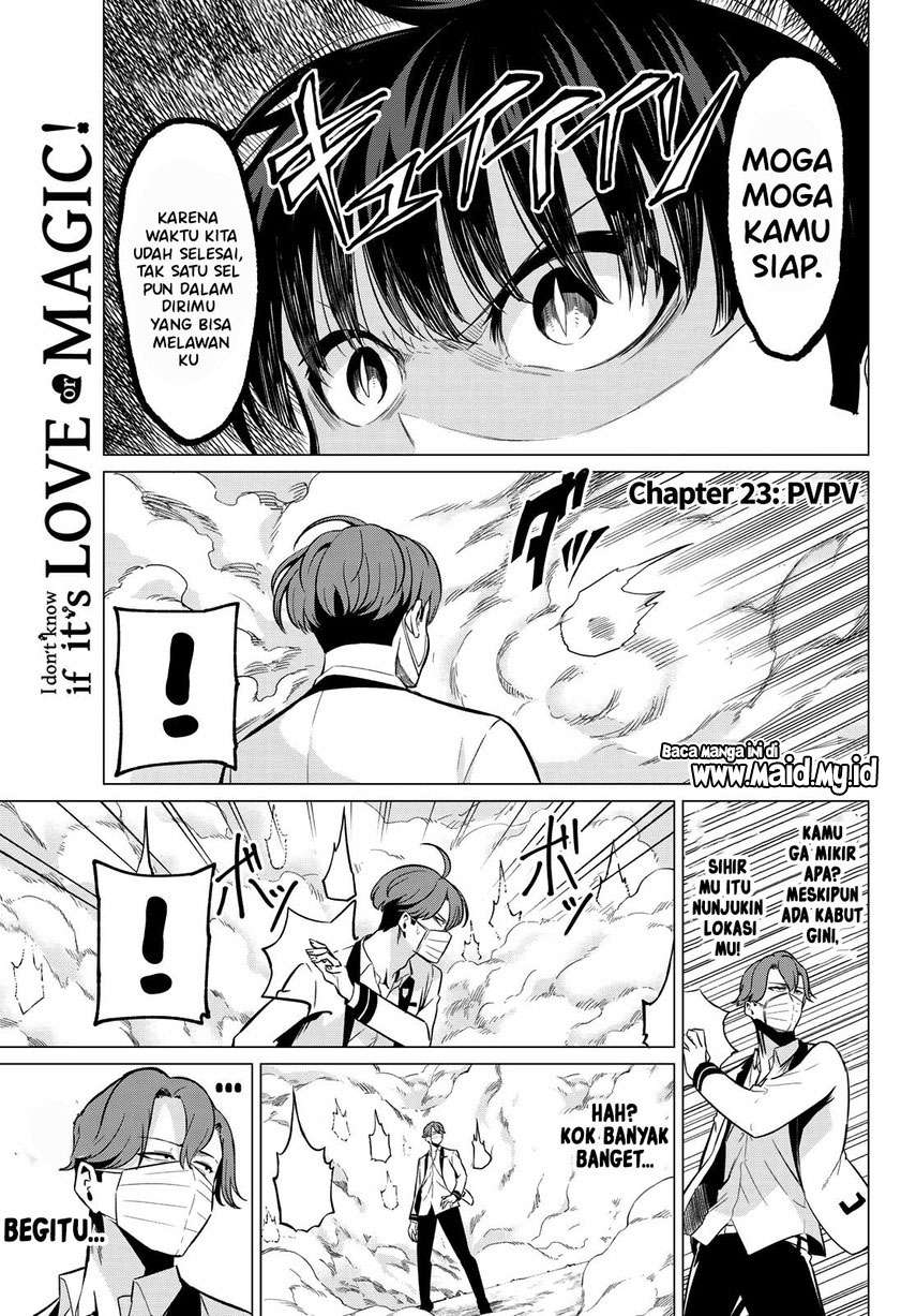 koi-ka-mahou-ka-wakaranai - Chapter: 23