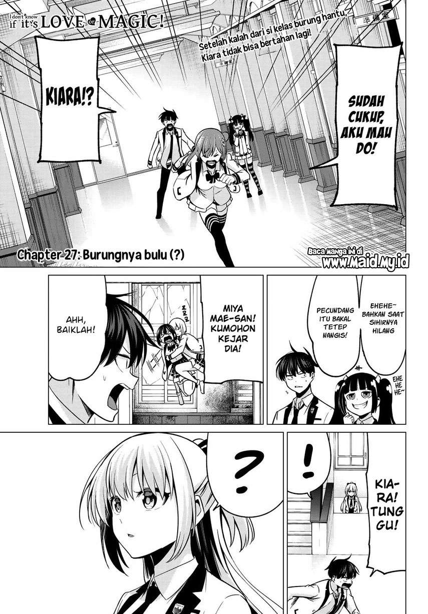 koi-ka-mahou-ka-wakaranai - Chapter: 27