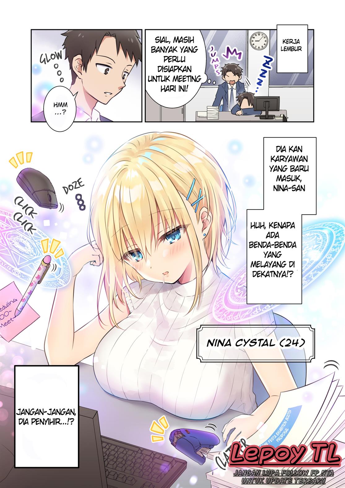 kaisha-no-kouhai-ga-mahoutsukai-datta - Chapter: 1-8