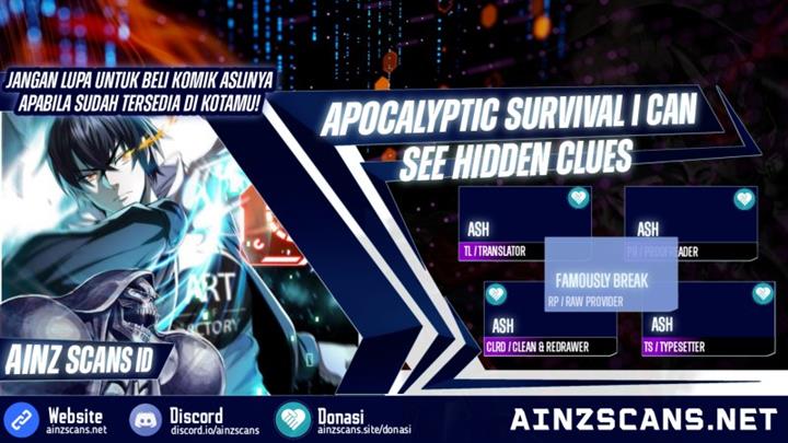 surviving-in-the-apocalypse-i-can-see-hidden-clues - Chapter: 22