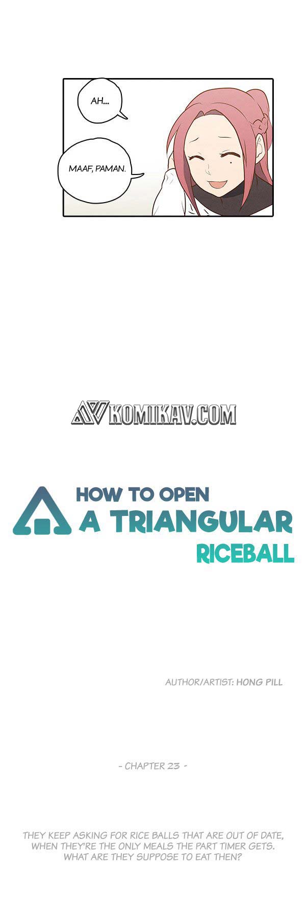 how-to-open-a-triangular-riceball - Chapter: 23