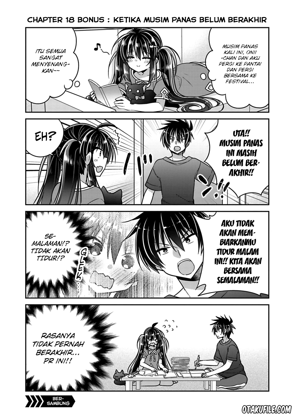 siscon-ani-to-brocon-imouto-ga-shoujiki-ni-nattara - Chapter: 18.1