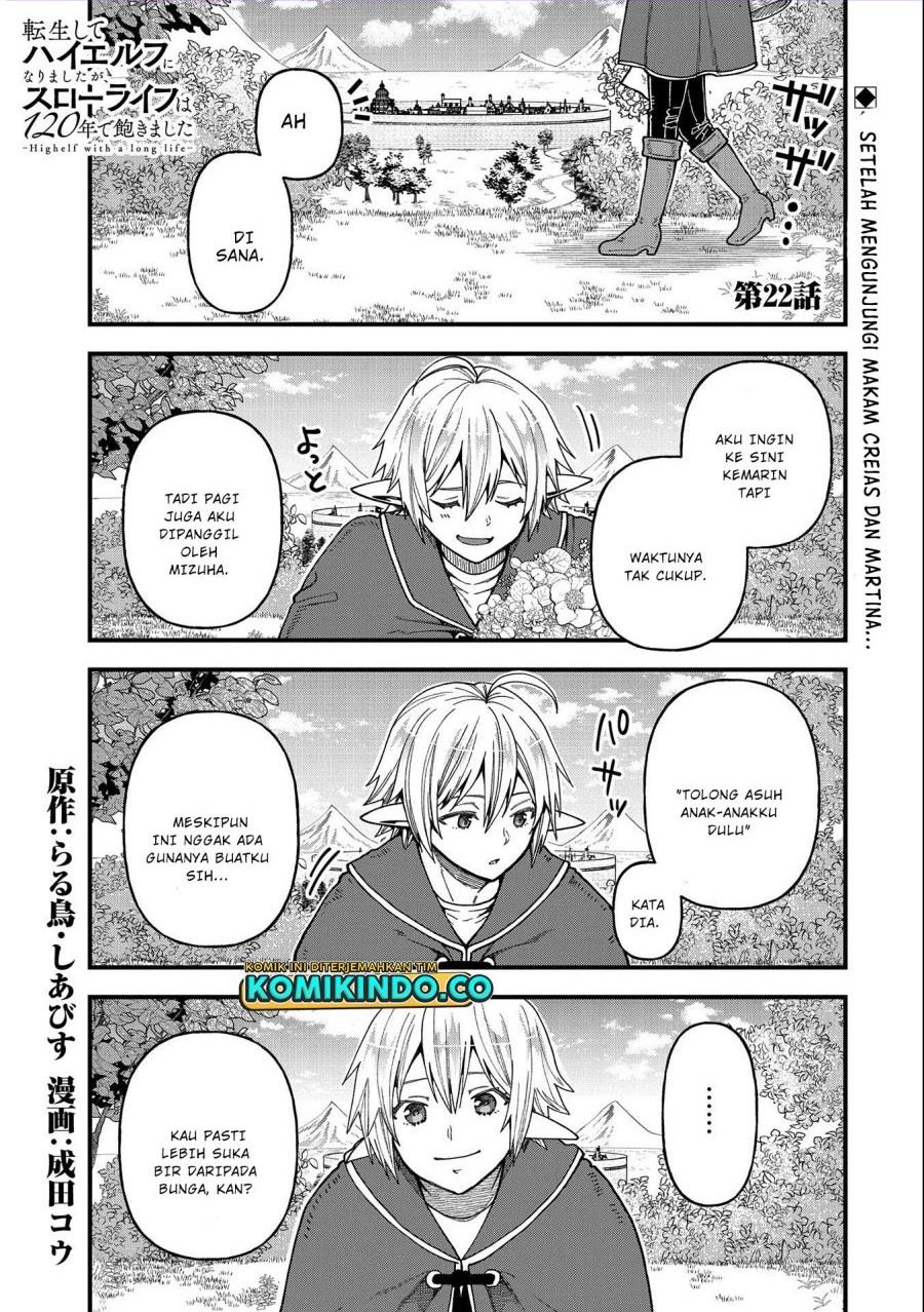 tensei-shite-high-elf-ni-narimashitaga-slow-life-wa-120-nen-de-akimashita - Chapter: 22.1