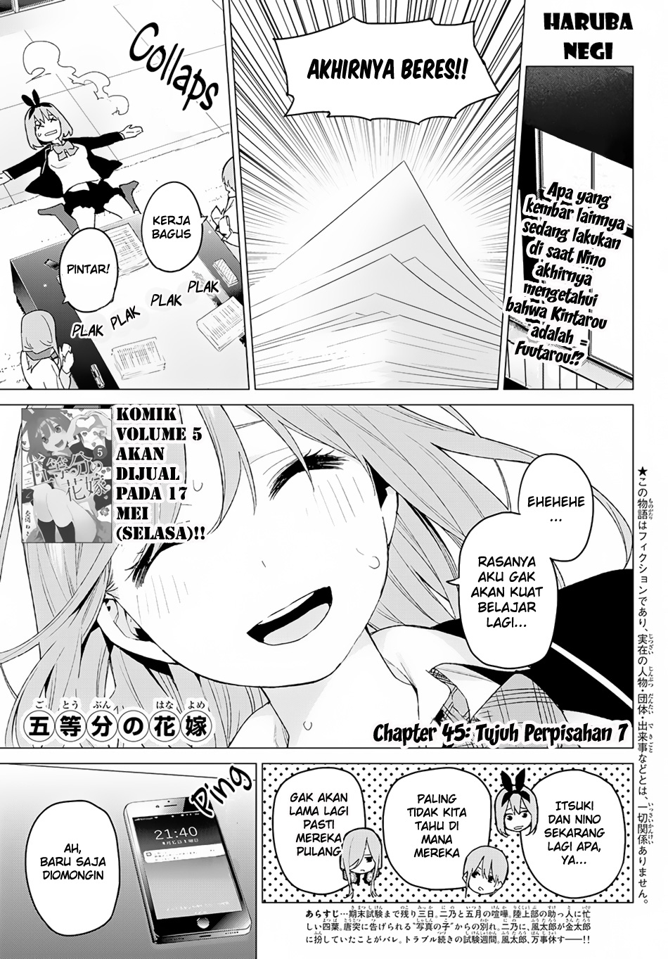 go-toubun-no-hanayome - Chapter: 45