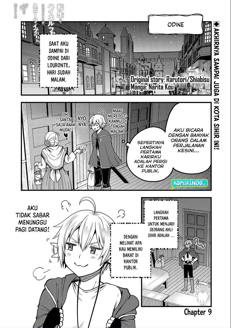 tensei-shite-high-elf-ni-narimashitaga-slow-life-wa-120-nen-de-akimashita - Chapter: 9