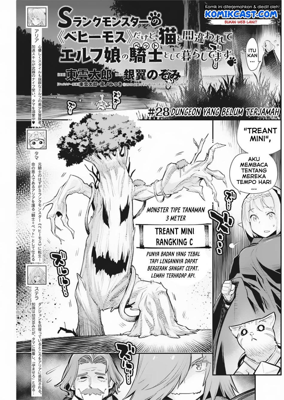 s-rank-monster-no-behemoth-dakedo-neko-to-machigawarete-erufu-musume-no-kishi-pet-toshite-kurashitemasu - Chapter: 28