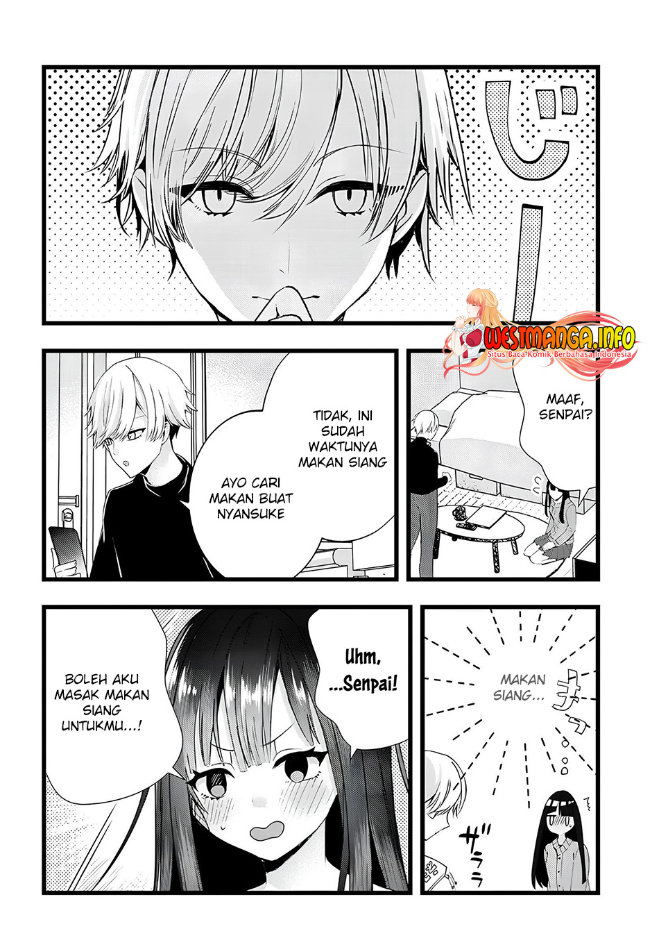 chiteki-de-cool-na-kouhai-bijo-ore-no-kai-neko-ni-naru - Chapter: 15