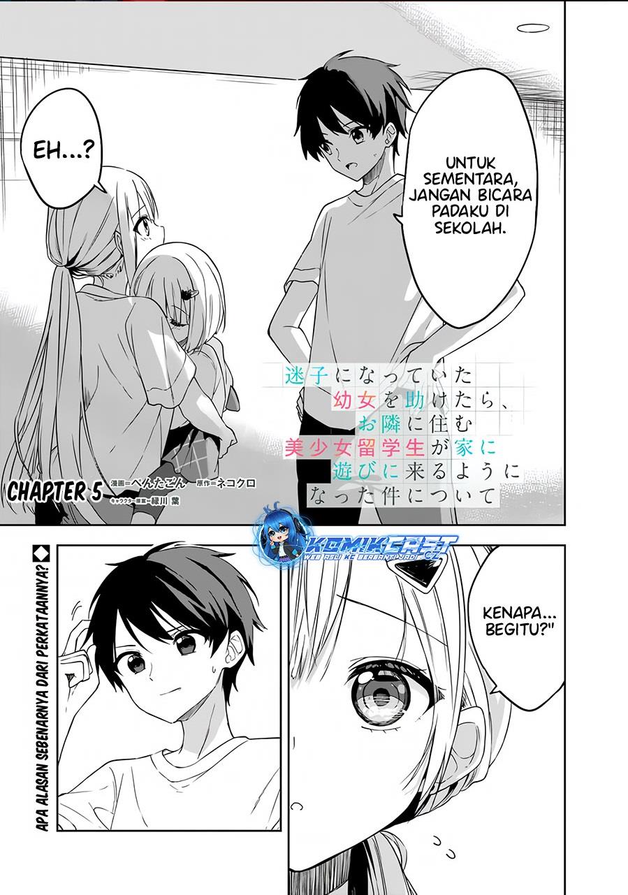 maigo-ni-natteita-youjo-wo-tasuketara-otonari-ni-sumu-bishoujo-ryuugakusei-ga-ie-ni-asobi-ni-kuru-you-ni-natta-ken-nitsuite - Chapter: 5