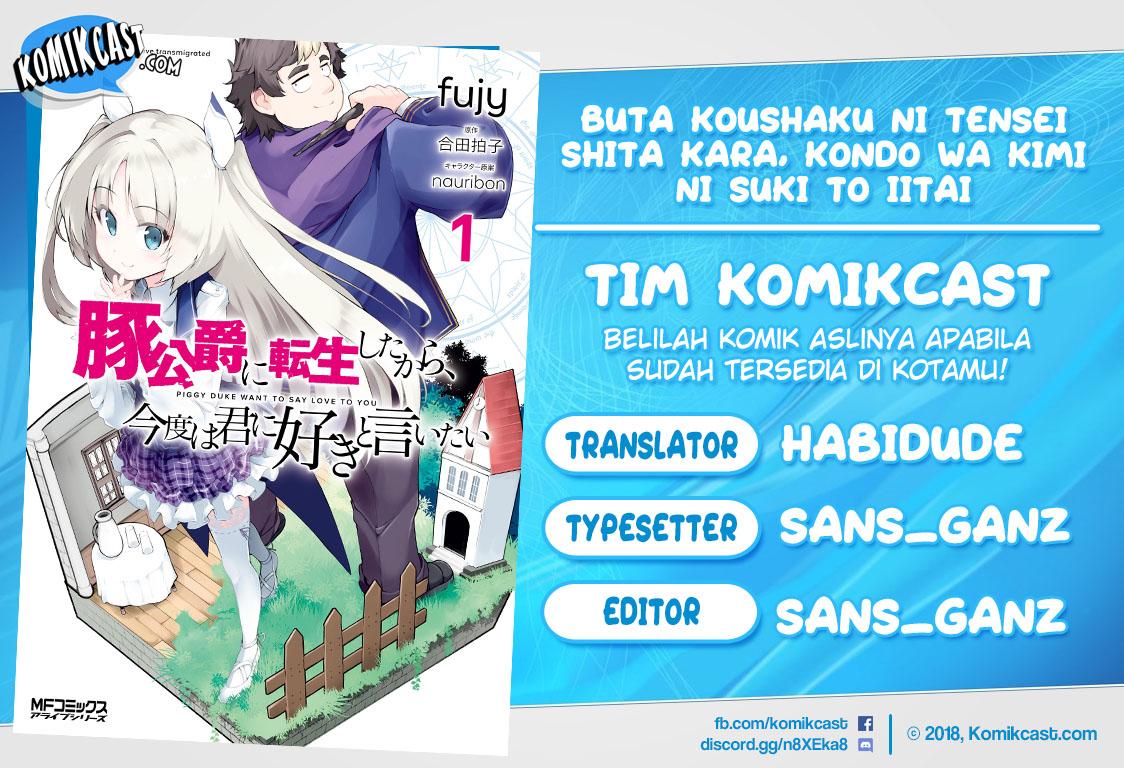 buta-koushaku-ni-tensei-shitakara-kondo-wa-kimi-ni-suki-to-iitai - Chapter: 8