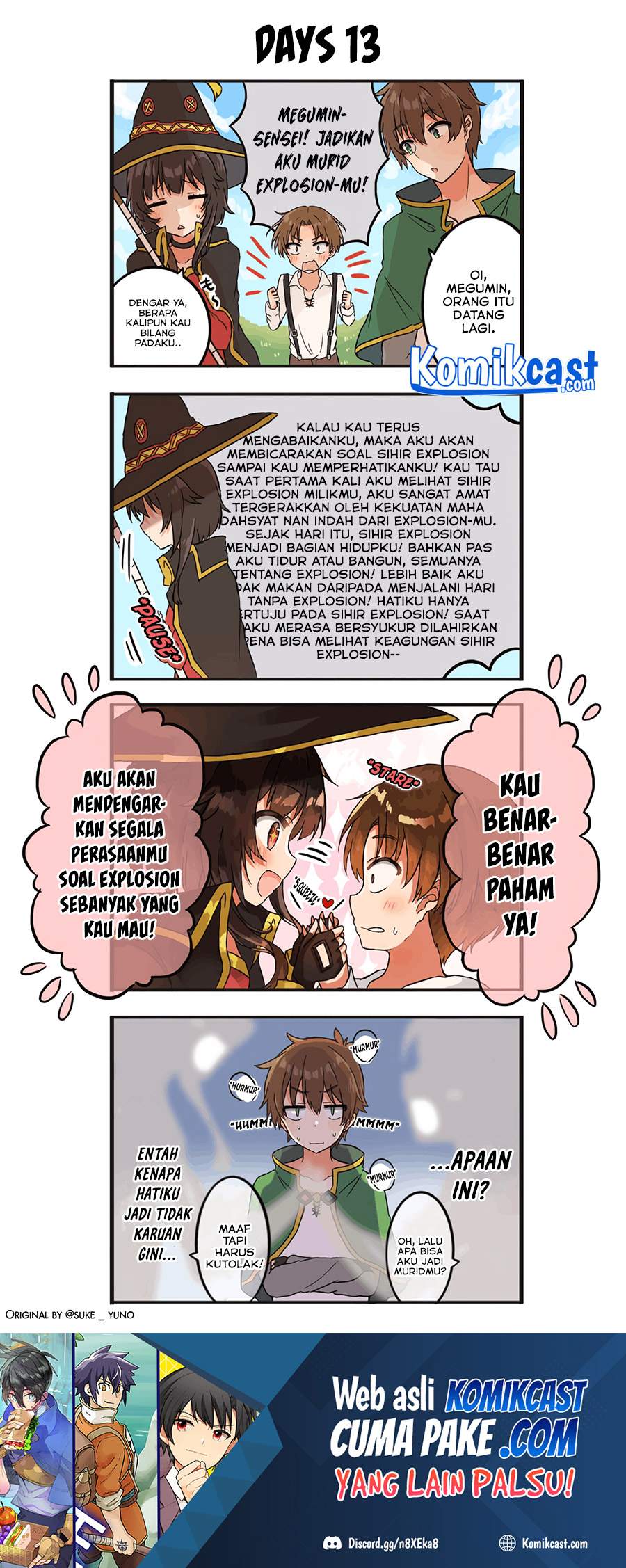 kono-subarashii-sekai-ni-shukufuku-wo-kazumegu-will-get-married-in-100-days - Chapter: 13