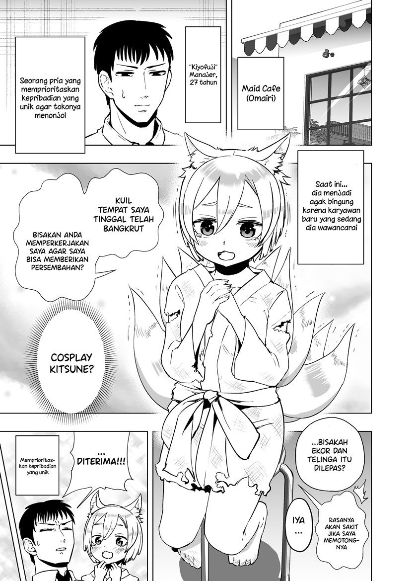 the-homeless-kitsune-came-to-a-maid-cafe-for-an-interview - Chapter: 00