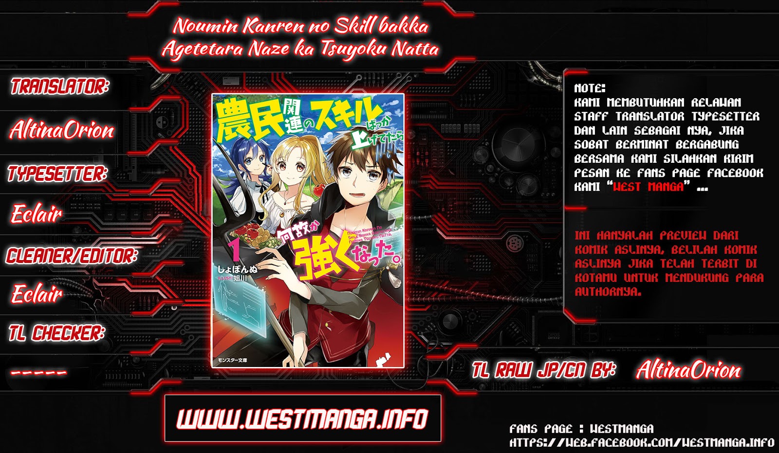 noumin-kanren-no-skill-bakka-agetetara-naze-ka-tsuyoku-natta - Chapter: 08