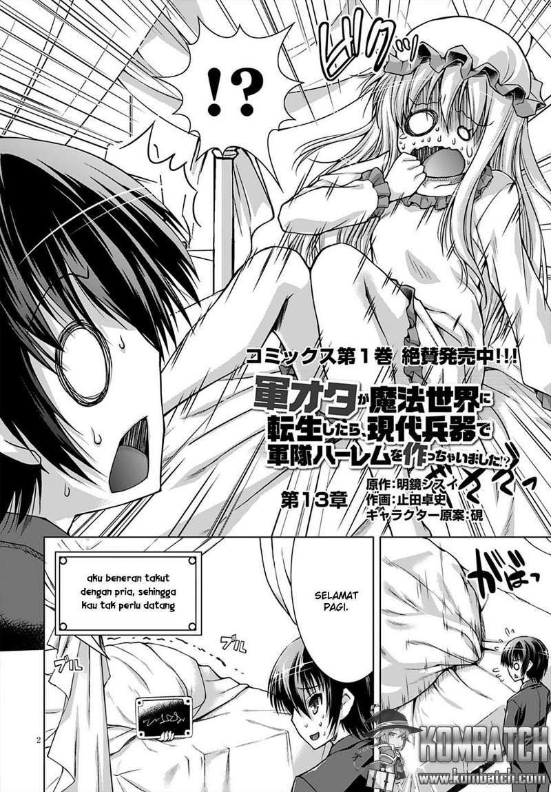 gunota-ga-mahou-sekai-ni-tensei-shitara-gendai-heiki-de-guntai-harem-o-tsukucchaimashita - Chapter: 13