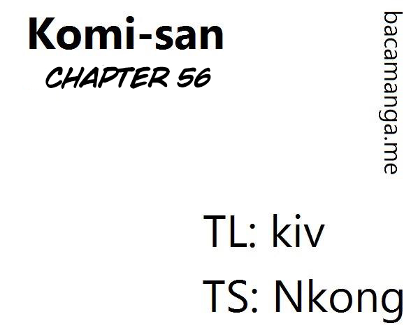 komi-san-wa-komyushou-desu - Chapter: 56