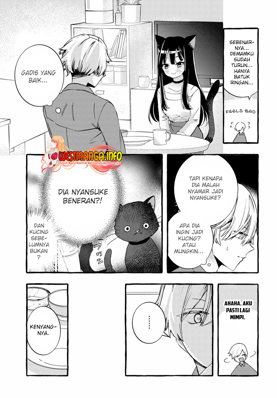 chiteki-de-cool-na-kouhai-bijo-ore-no-kai-neko-ni-naru - Chapter: 3