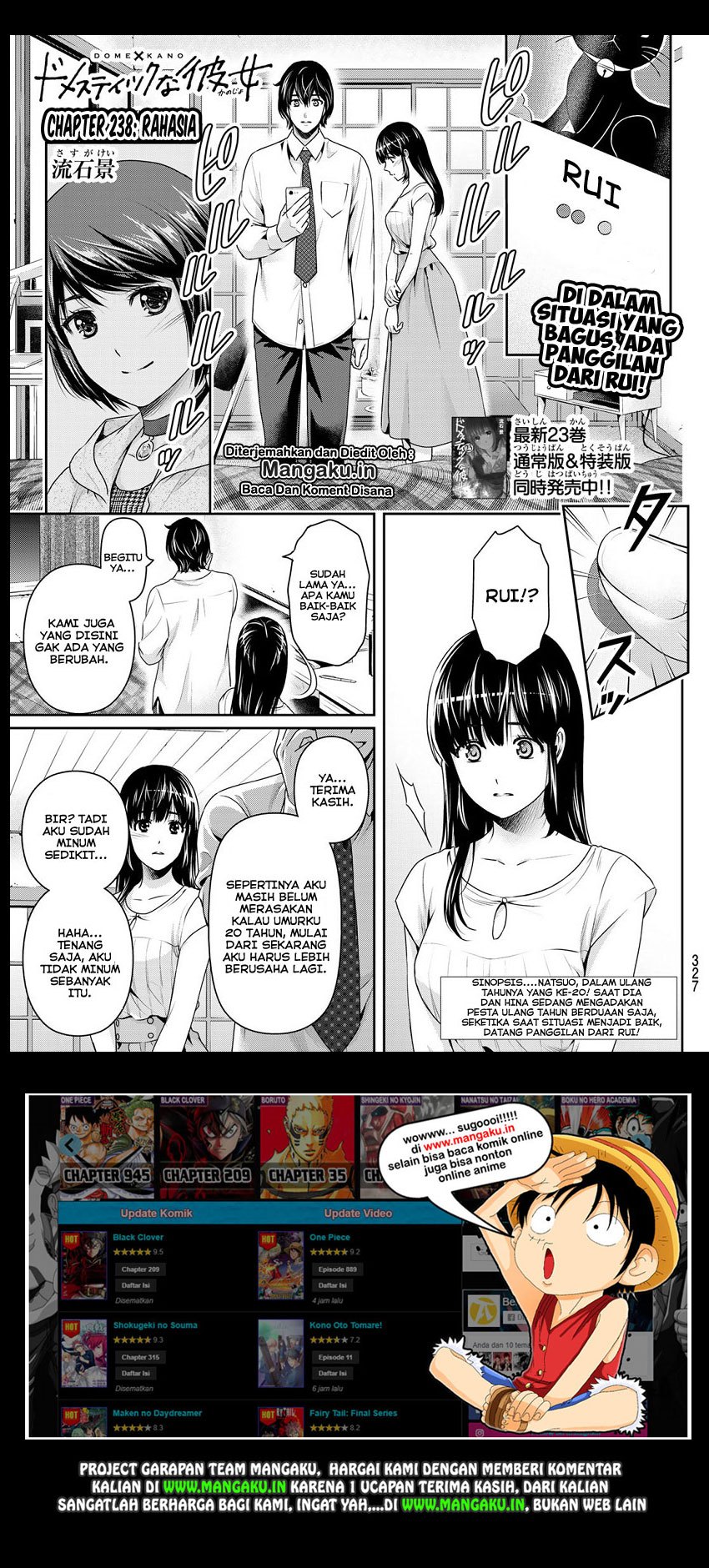 domestic-na-kanojo - Chapter: 238