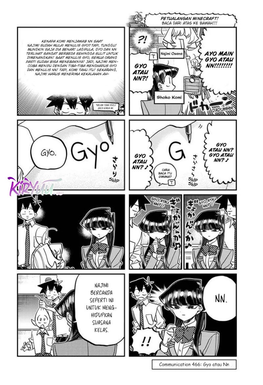 komi-san-wa-komyushou-desu - Chapter: 466