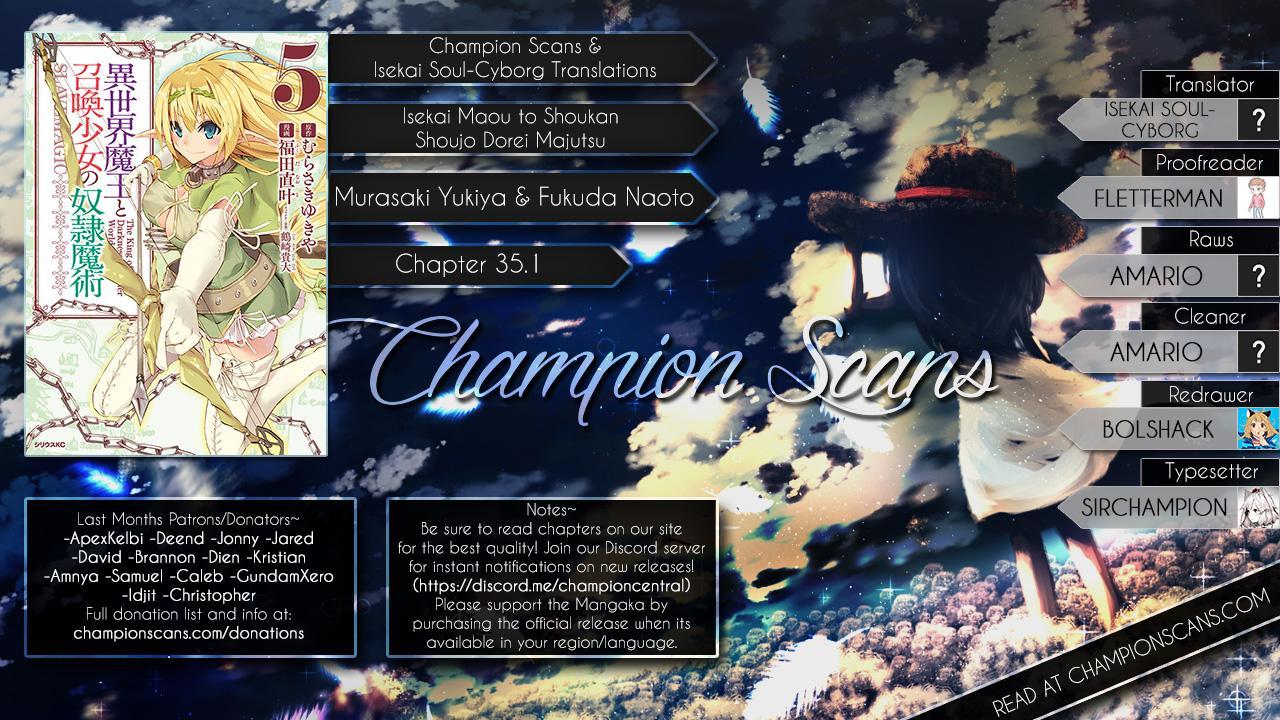 isekai-maou-to-shoukan-shoujo-no-dorei-majutsu - Chapter: 35