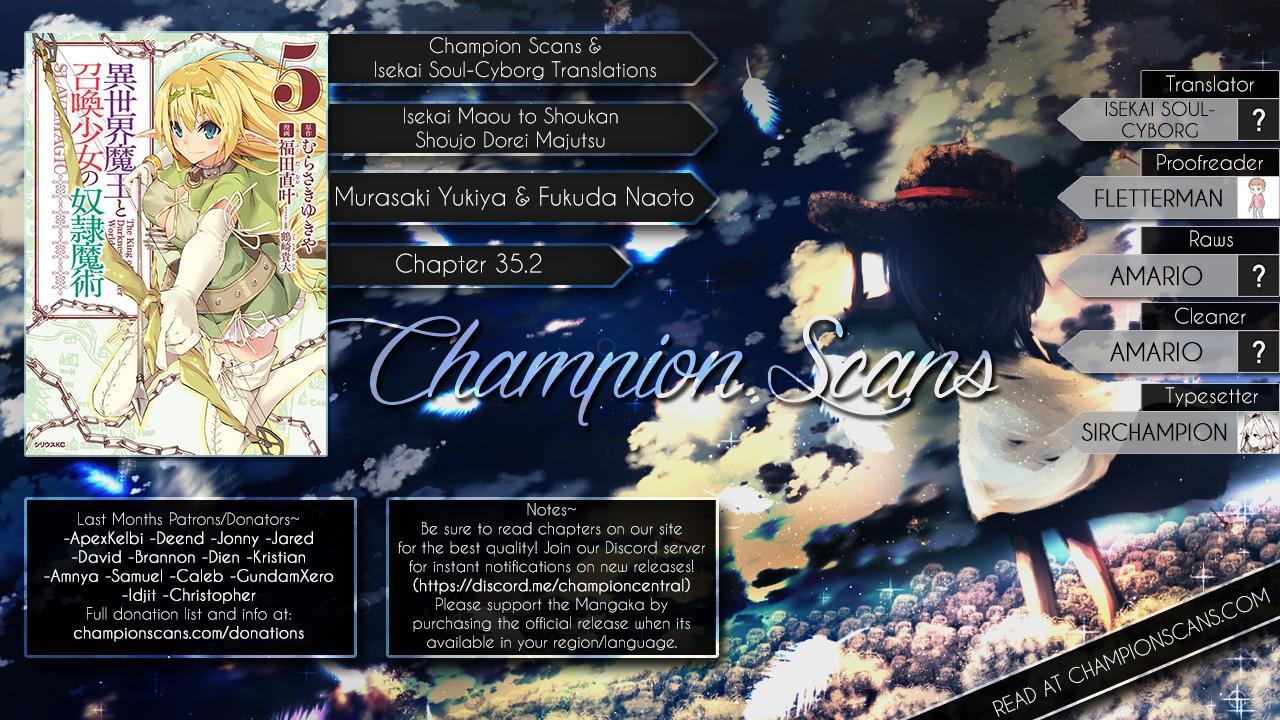 isekai-maou-to-shoukan-shoujo-no-dorei-majutsu - Chapter: 35