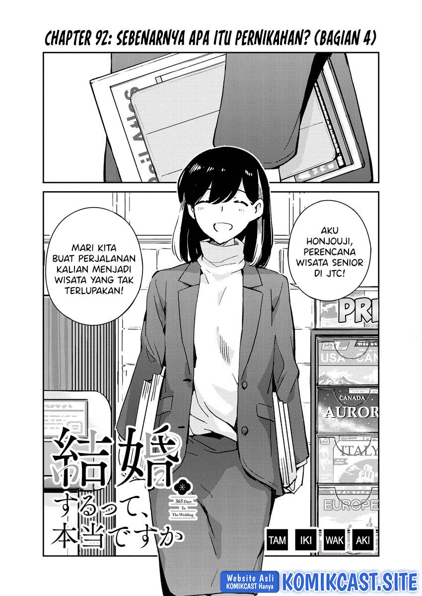 kekkon-surutte-hontou-desu-ka - Chapter: 92