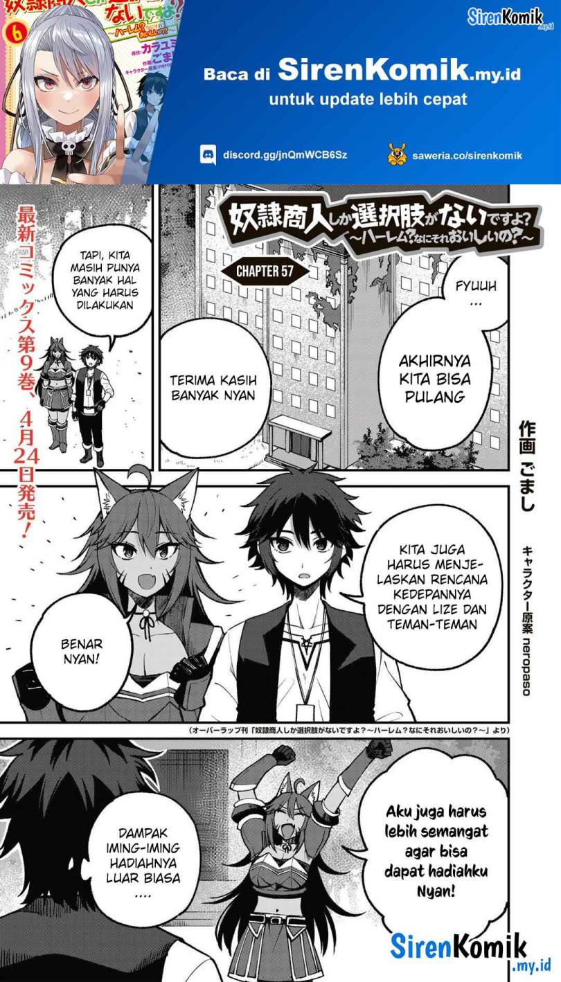 dorei-shounin-shika-sentakushi-ga-nai-desu-yo-harem-nani-sore-oishii-no - Chapter: 57