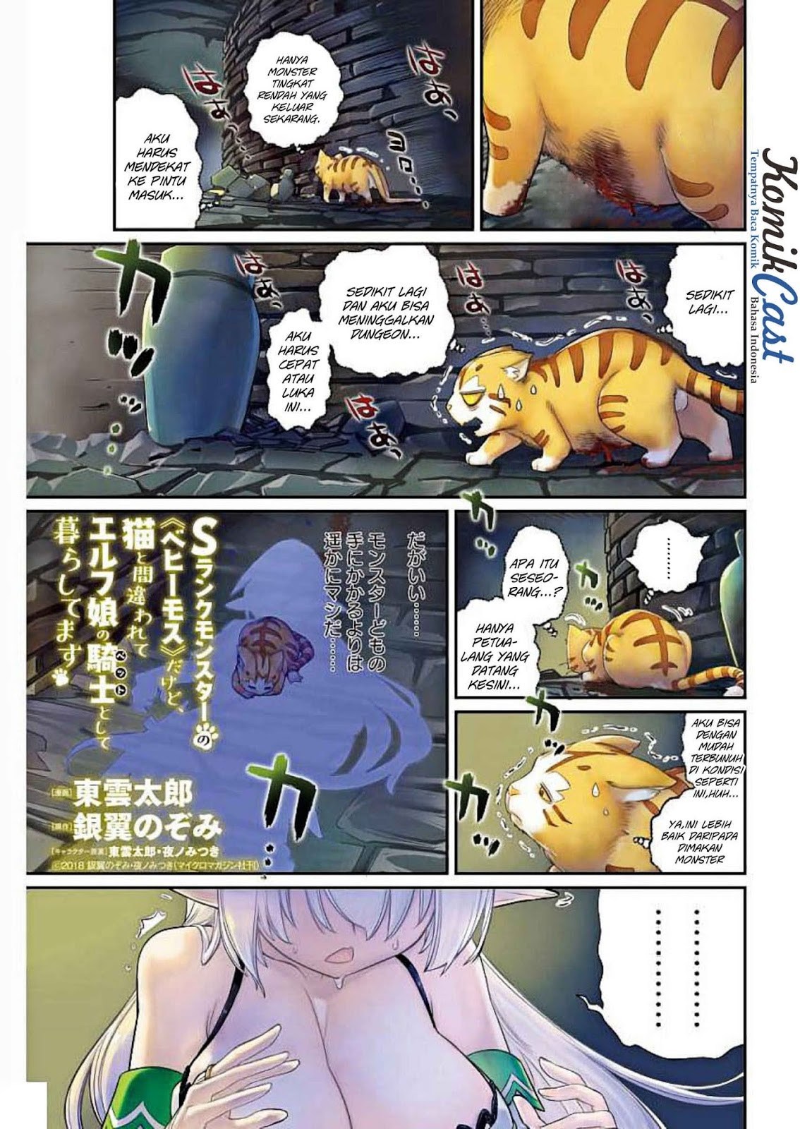 s-rank-monster-no-behemoth-dakedo-neko-to-machigawarete-erufu-musume-no-kishi-pet-toshite-kurashitemasu - Chapter: 1