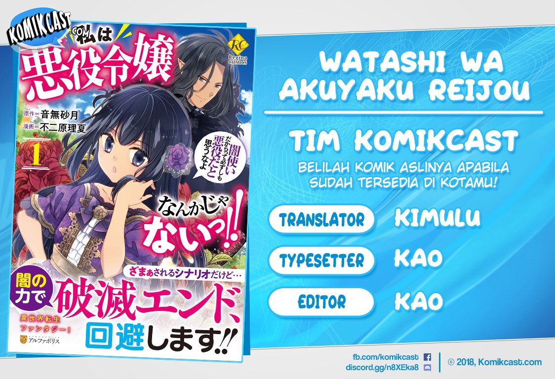 watashi-wa-akuyaku-reijou-nanka-janai-yami-tsukaidakaratte-kanarazushimo-akuyakuda-to-omou-na-yo - Chapter: 8