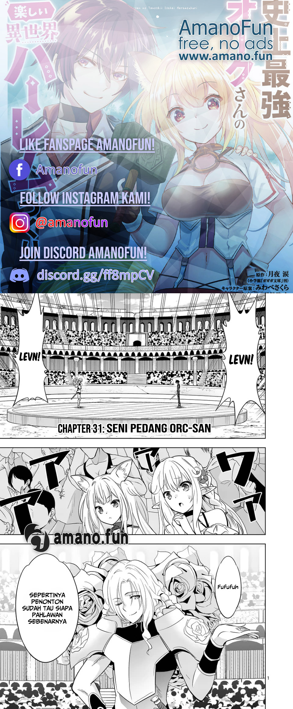 shijou-saikyou-orc-san-no-tanoshii-tanetsuke-harem-zukuri - Chapter: 31