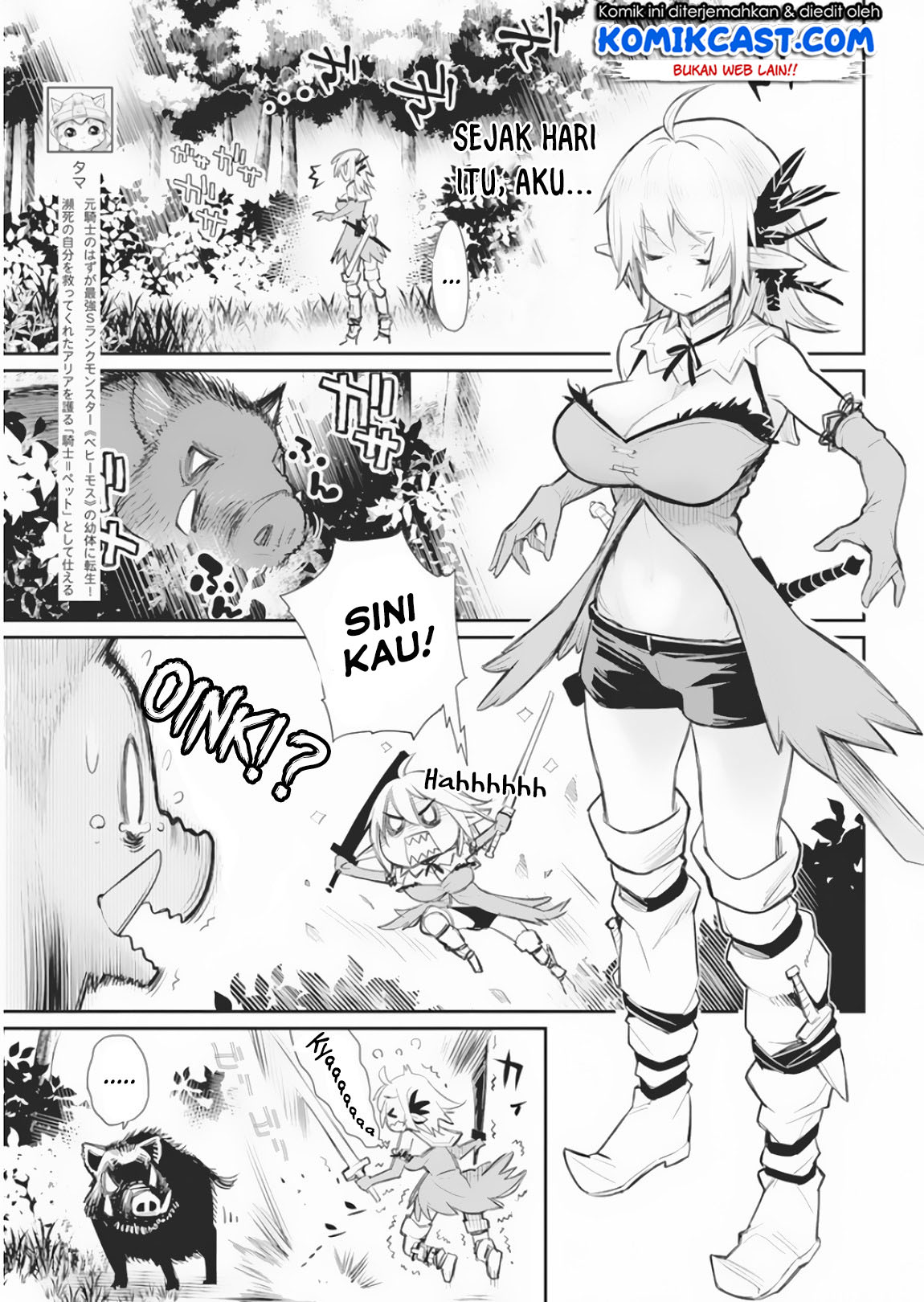 s-rank-monster-no-behemoth-dakedo-neko-to-machigawarete-erufu-musume-no-kishi-pet-toshite-kurashitemasu - Chapter: 17