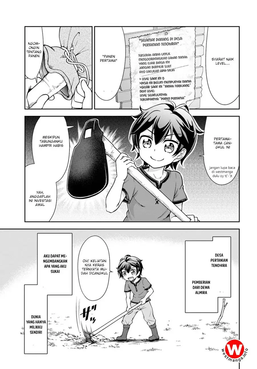 tenohira-kaitakumura-de-isekai-kenkouki-fueteku-yome-tachi-to-nonbiri-mujintou-raifu - Chapter: 2